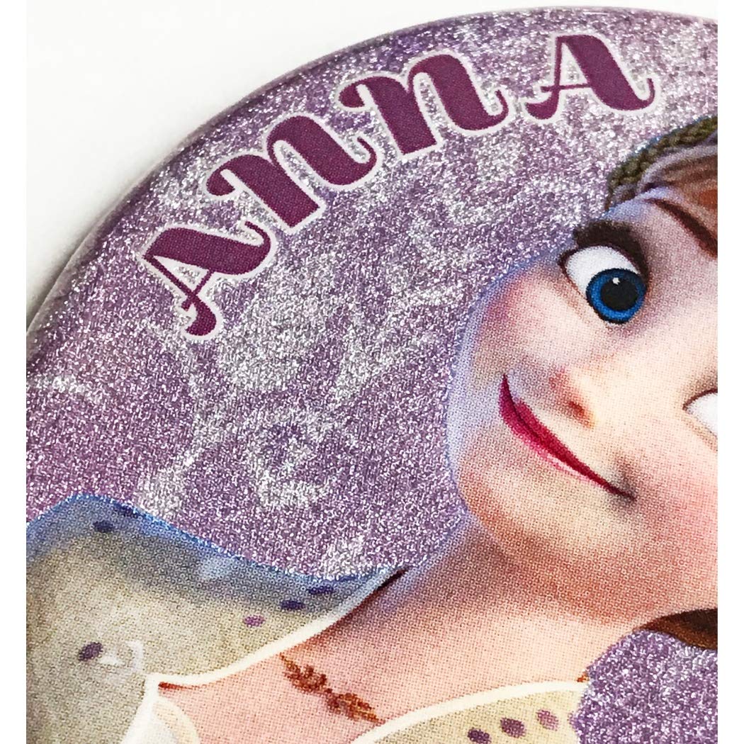 Amazon | アナと雪の女王2/グリッター缶バッジセット IBA185 | バッジ 