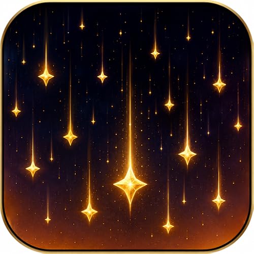 Golden Star Rain Live Wallpaper