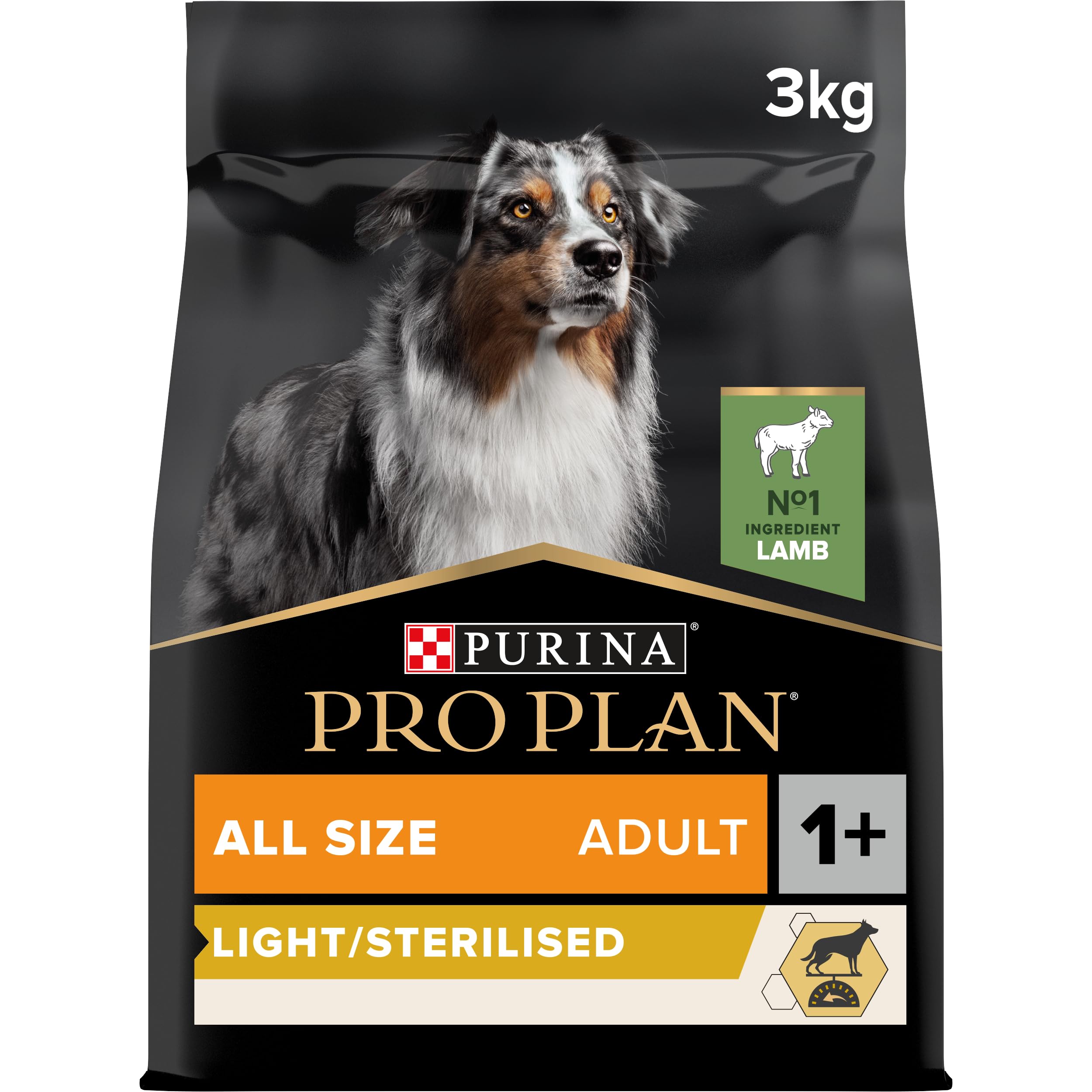 Pro Plan Chien Adult Light/​Sterilised Agneau 3KG