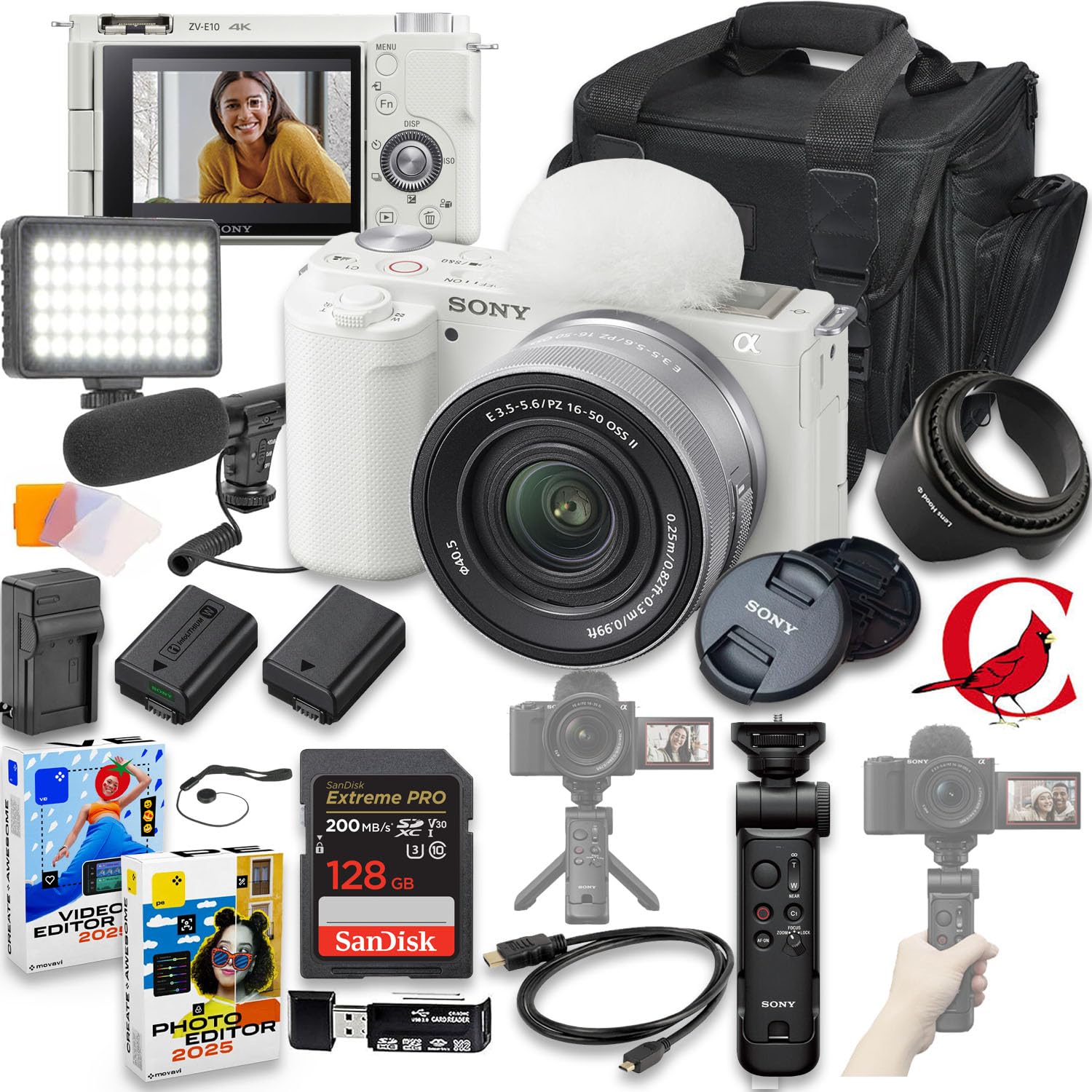 Amazon | ソニー ミラーレスカメラ ZV-E10 16-50mmレンズ(ホワイト) +