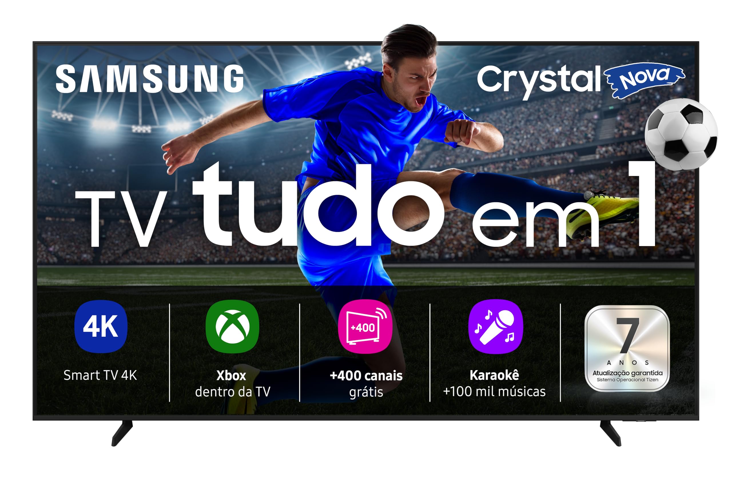 Samsung Smart TV 43" Crystal UHD 4K U8100F 2025