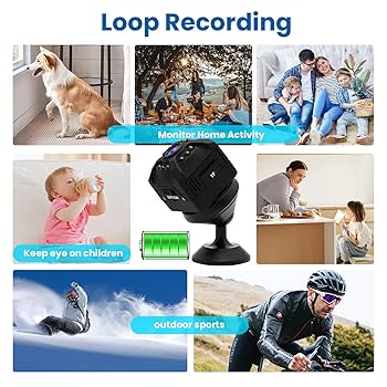 Amazon.com : Andoer Mini 1080P Wireless Monitor Camera Smart