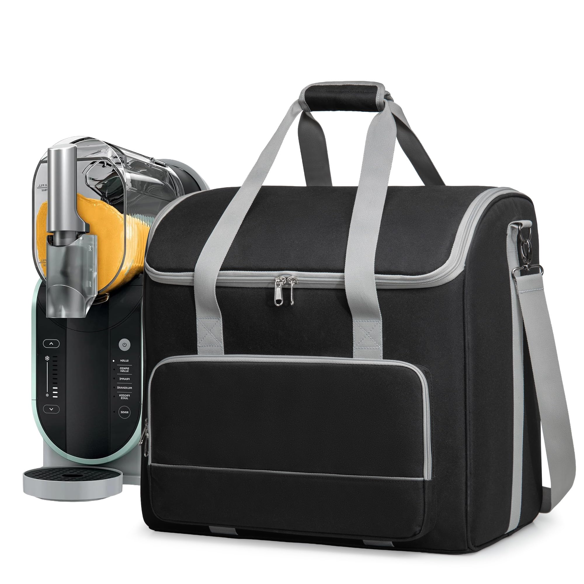 Yarwo Bolsa Transporte para Ninja Granizados con Divisores | Impermeable con Divisores Ajustables y Base Reforzada, Acolchado para FS301, FS300 y FS299, Transporte para Electrodomesticos