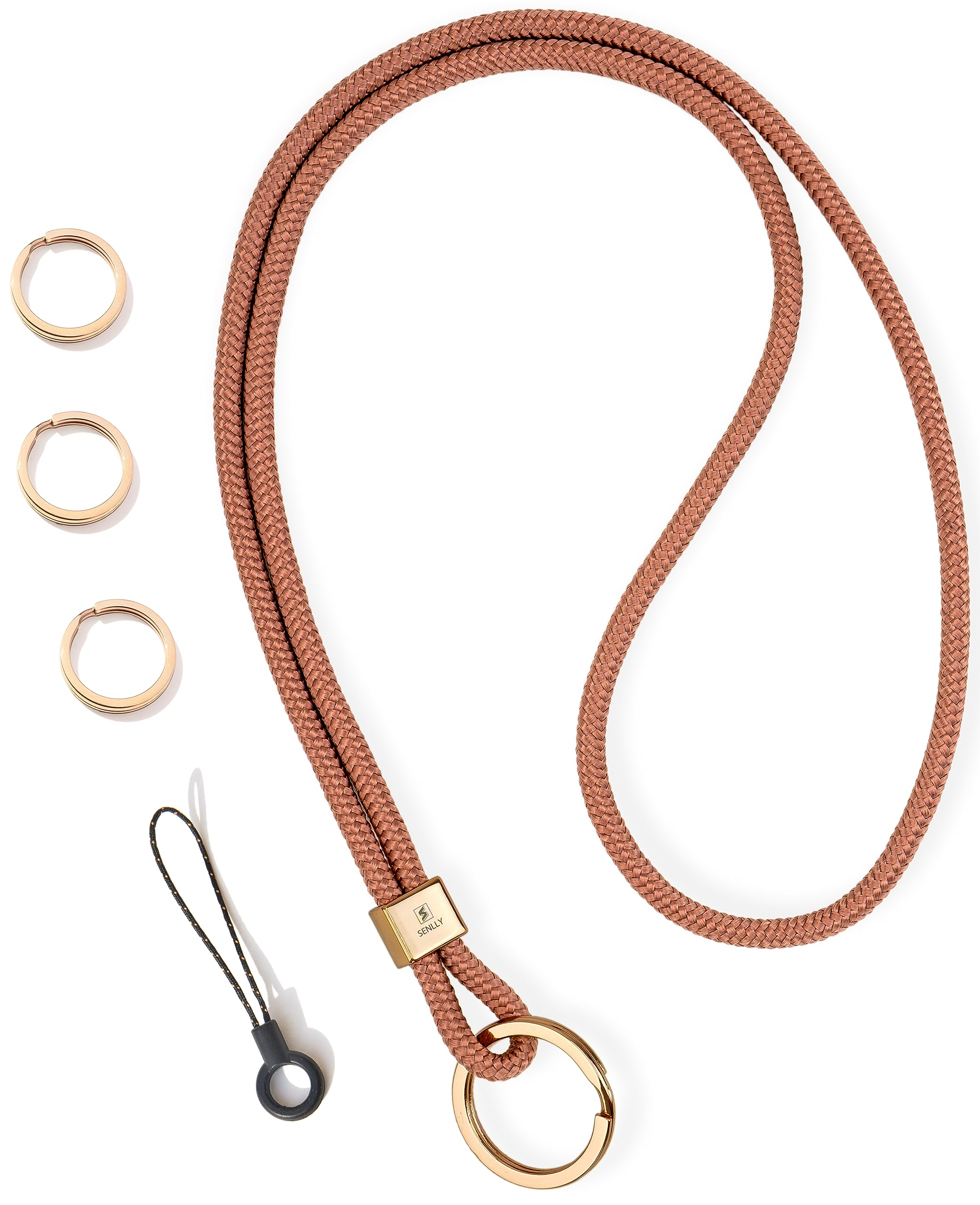 SENLLY Neck Lanyard Strap for Keys, Original Minimalist Design KeyChain Holder