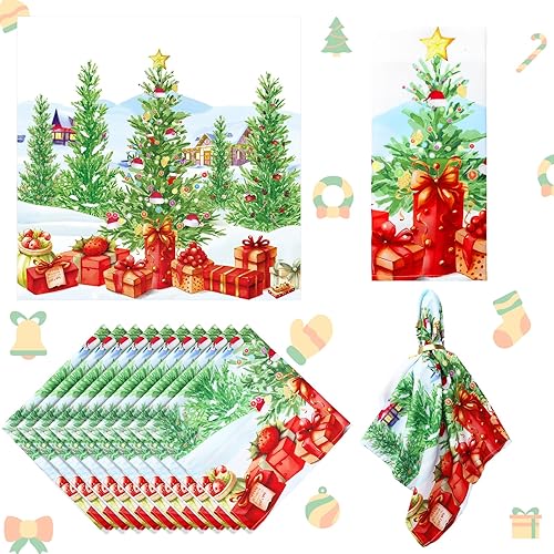 12 servilletas de tela de primavera de 20 x 20 pulgadas, servilletas de cena lavables, servilletas de fiesta de té, servilletas para cocina, fiesta,