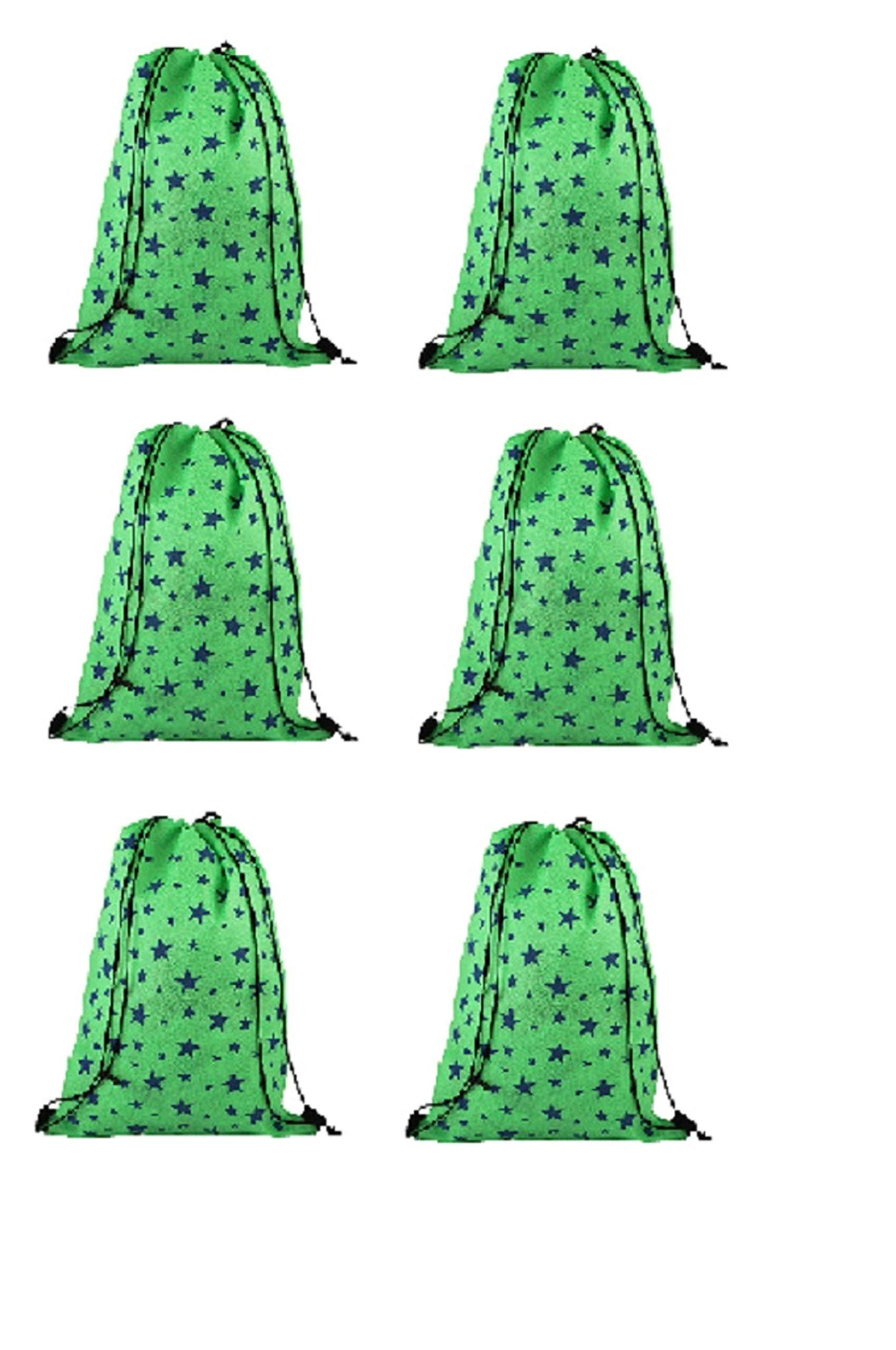 Demoda Printed Gift Bags/Haversack for Kids Birthday Party Return Gift - Pack of 6-Green (B01M662ONO) Amazon Price History, Amazon Price Tracker