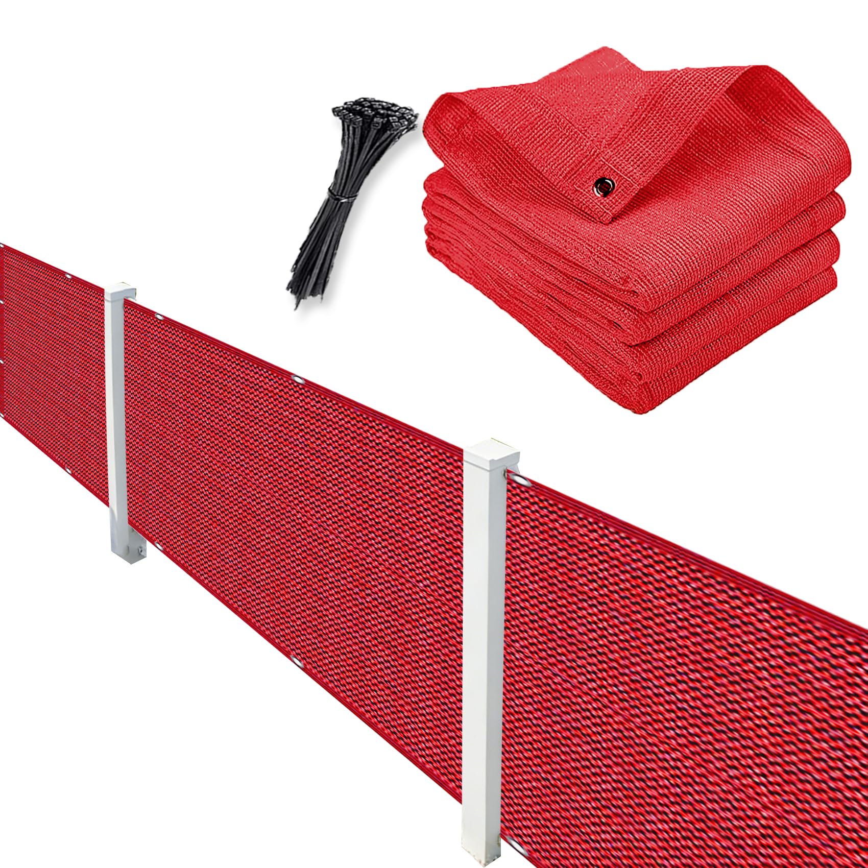 Cache vue balcon anti vis-à-vis pour stopper le vent fort