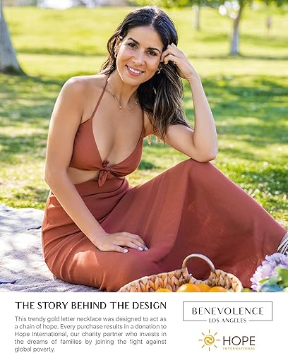 Miniatura 5 de Benevolence LA Collar para mamá, collares bañados en oro de 14 quilates para mujeres, cumpleaños, regalos para mamá, abuela, suegra, regalo