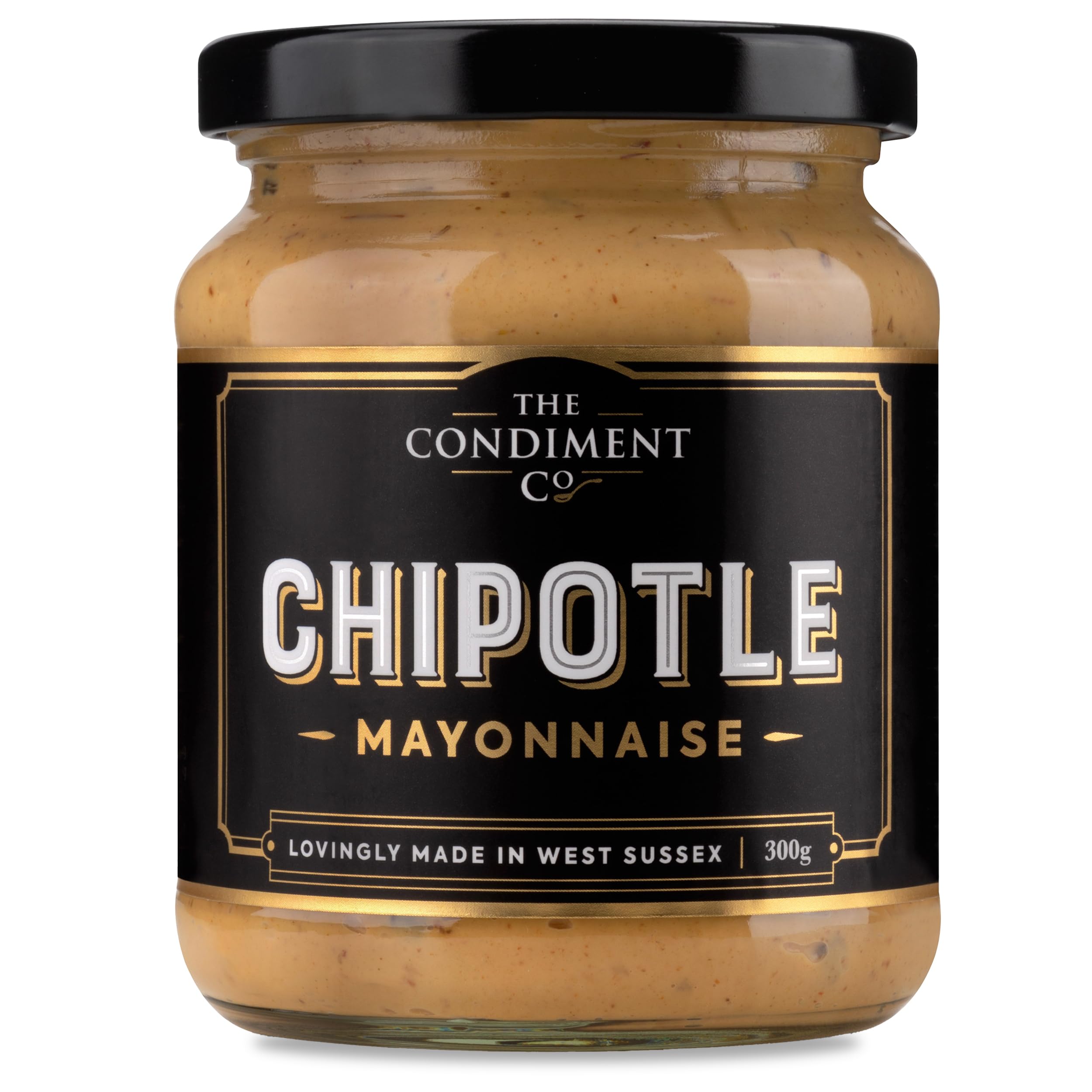 The Condiment Company Chipotle Mayonnaise 300g - Spicy Chipotle Sauce with Hot Chilli and Adobo for Dips, Sandwiches & Sauces