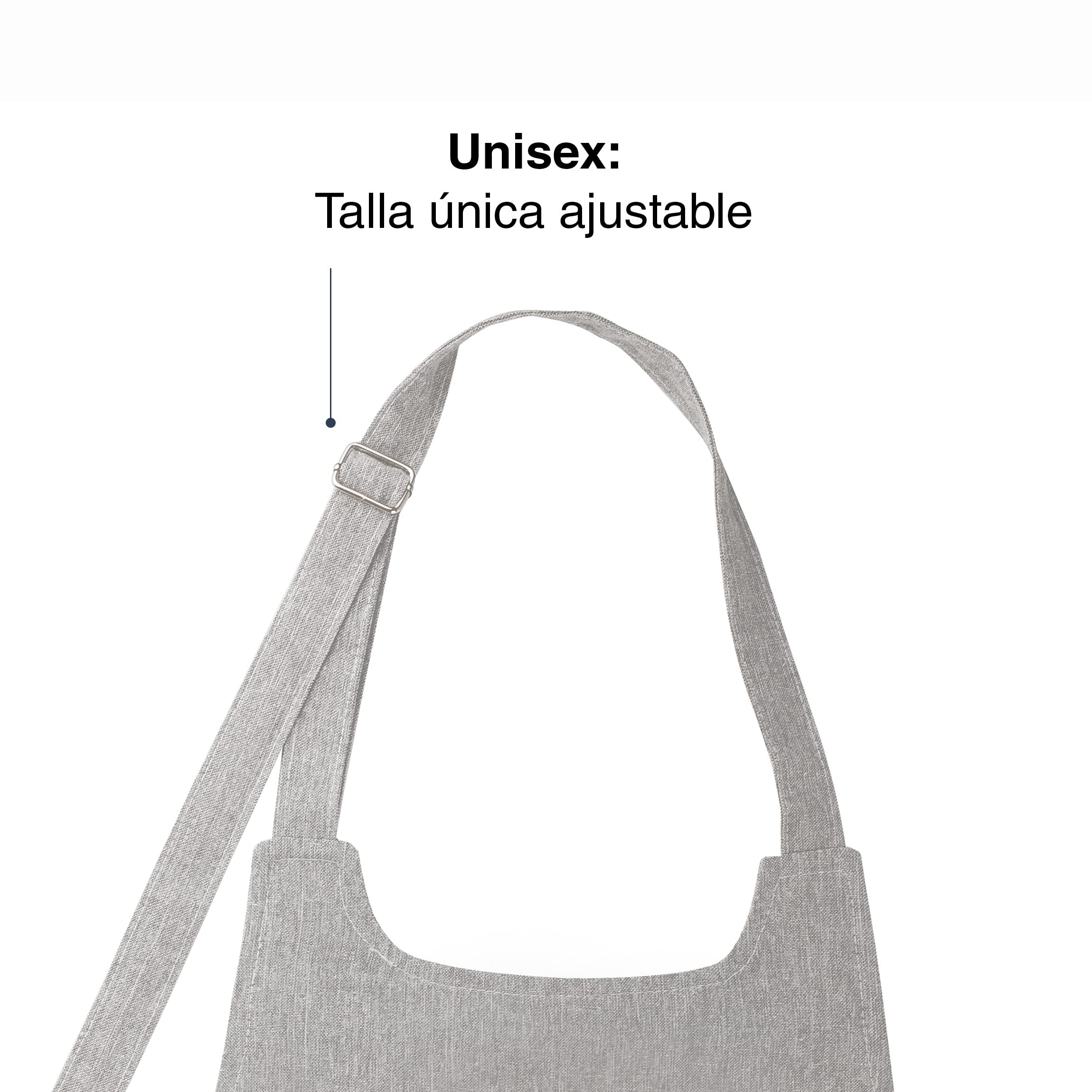 Lacor - 60082 - Tablier de cuisine unisexe, Tablier au design simple, élégant et original, mesure 68x83 cm, couleur Gris marbré