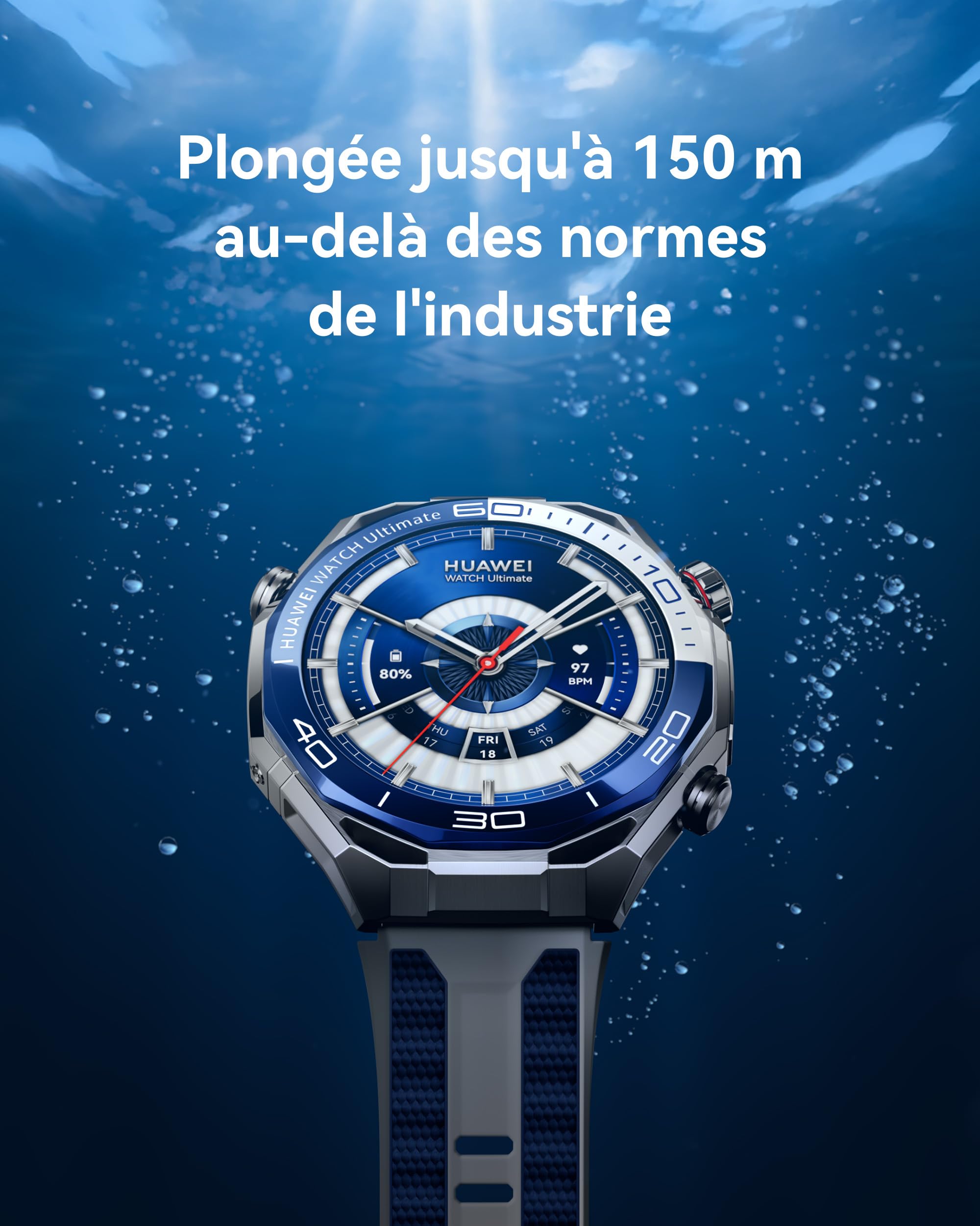 HUAWEI Watch Ultimate 2 Montre connectée, GPS, Noir