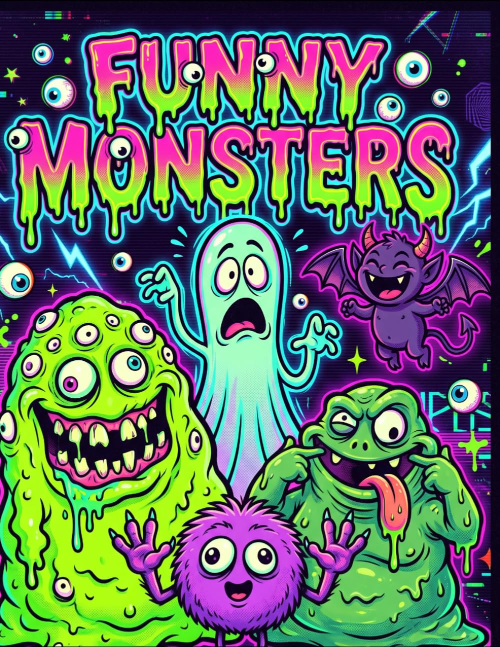 Cute and Funny Monster Characters: Fun and Quirky Monster Illustrations