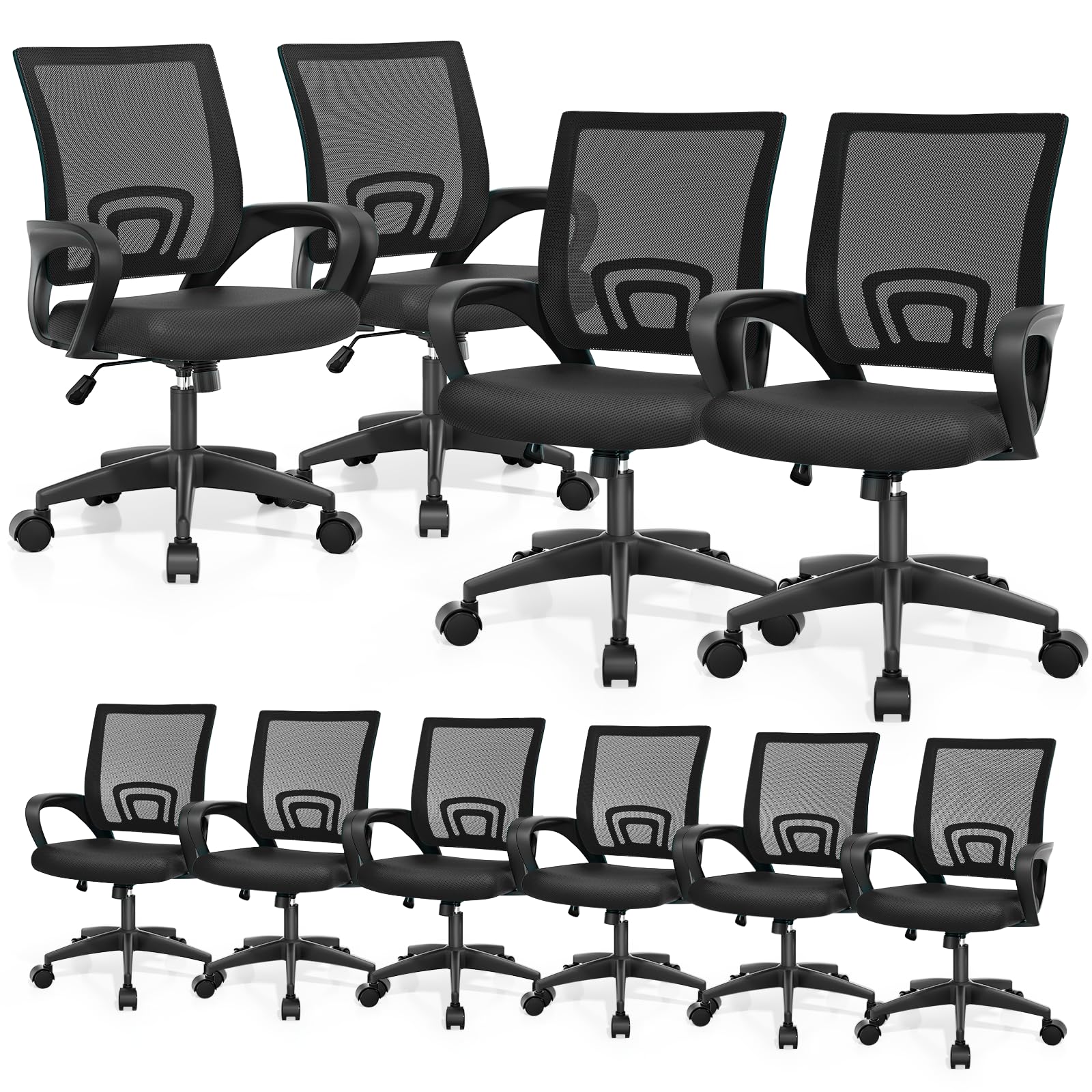 Magshion Ergonomic Office Chair 10 Pack