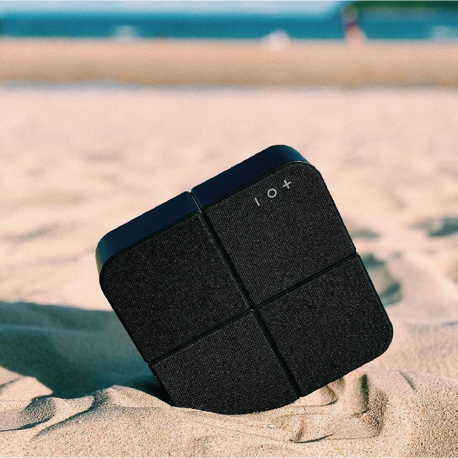 KYF Mini Mur d'Enceintes Bluetooth 6.0 Modulables, 4 Haut-parleurs Magnétiques, 20W RMS, Batterie Rechargeable, Noir