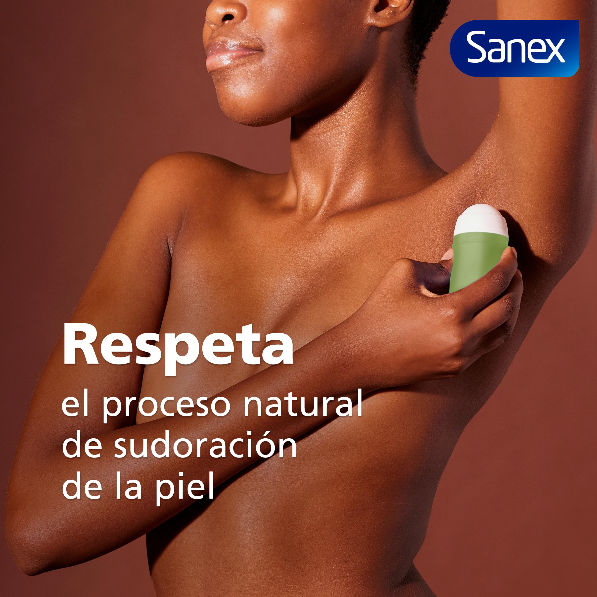Sanex Mineral Protect, Desodorante Hombre o Mujer, Desodorante Roll-on Pack 6 x 50ml, Respeta la piel y respeta el planeta