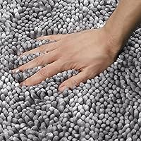 Vista 5 de TOWN & COUNTRY BASICS Spa Step Noodle - Cubierta sólida para tapa de inodoro de baño, afelpada, suave y absorbente, lavable a máquina, color blanco