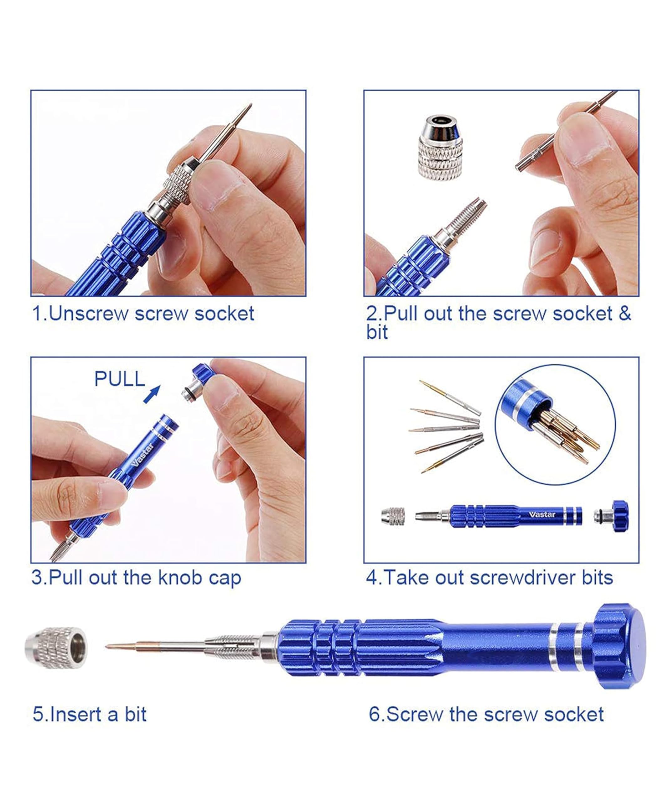5-in-1 Screwdriver Set - Mobile & Device Repair -8