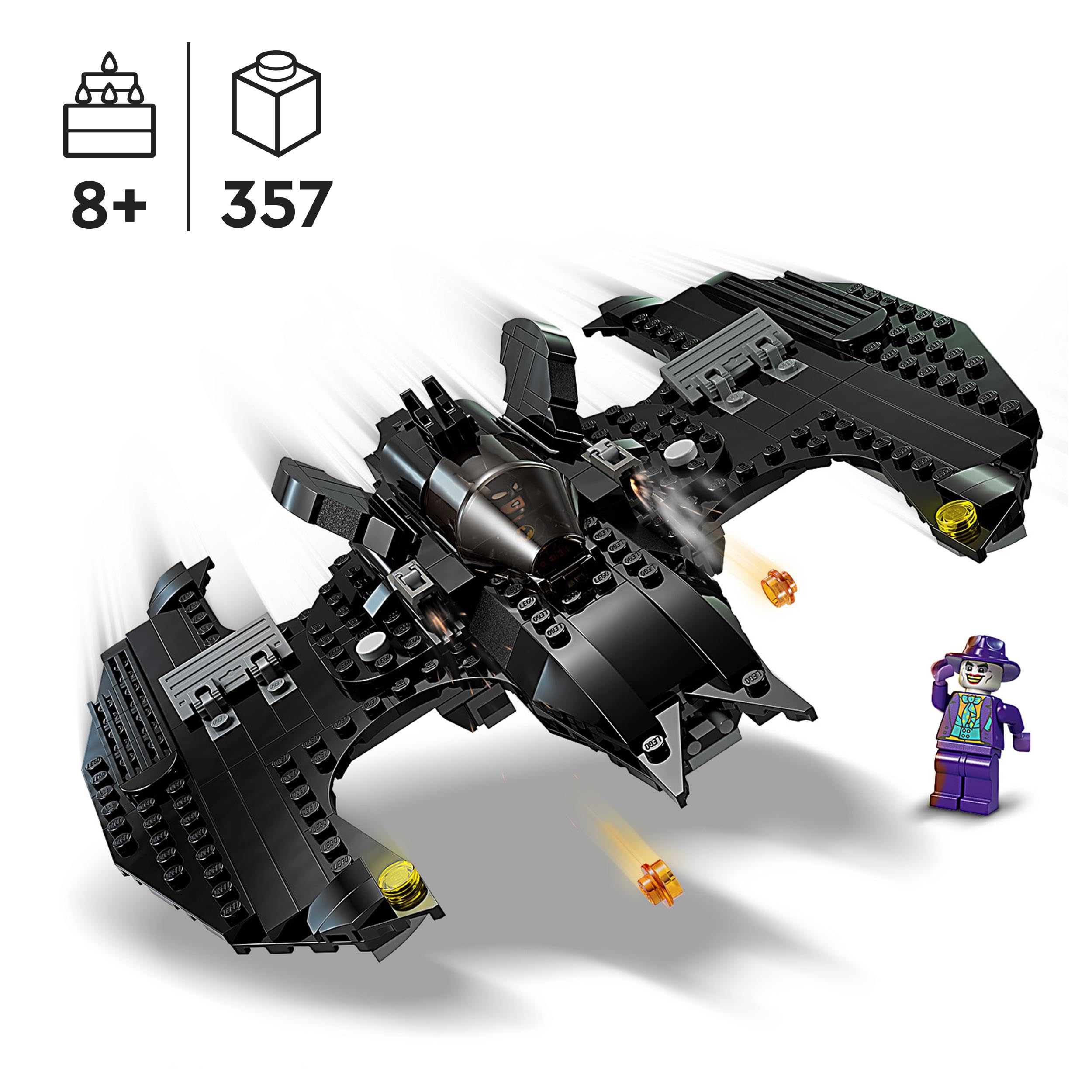 Amazon.com: Lego 76265 DC Batwing: Batman vs. The Joker, Iconic