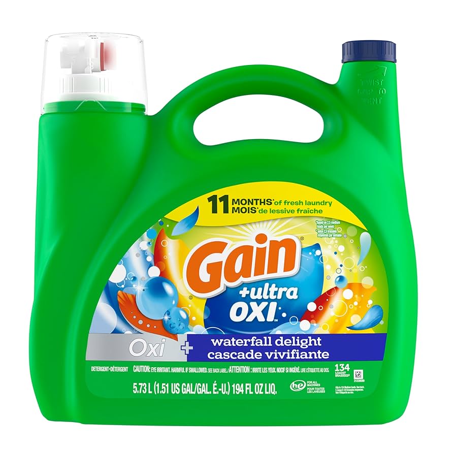 Amazon.com: Gain Ultra Oxi Liquid Laundry Detergent