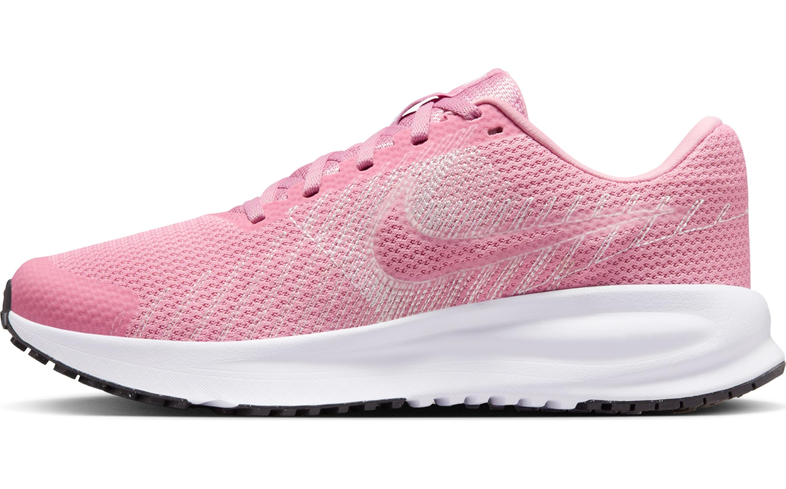 Nike Straßenlaufschuh Nike Run Defy Straßenlaufschuh Für Damen, Elemental Pink/White-Silt Red-Black, HM9593-600, 38 EU (W 7 US)