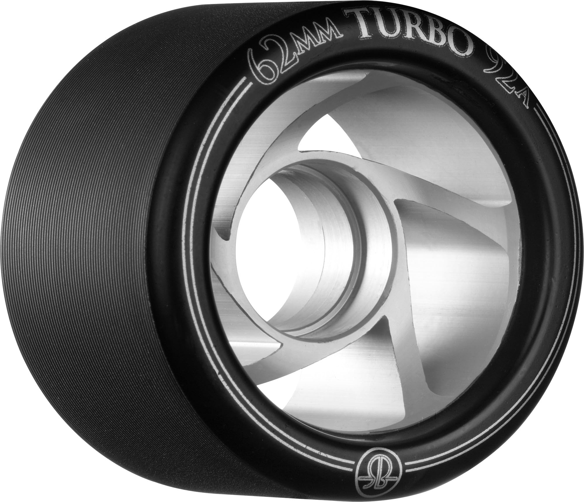 Rollerbones Turbo 92A Speed/Derby Wheels with an Aluminum Hub (Set of 8)