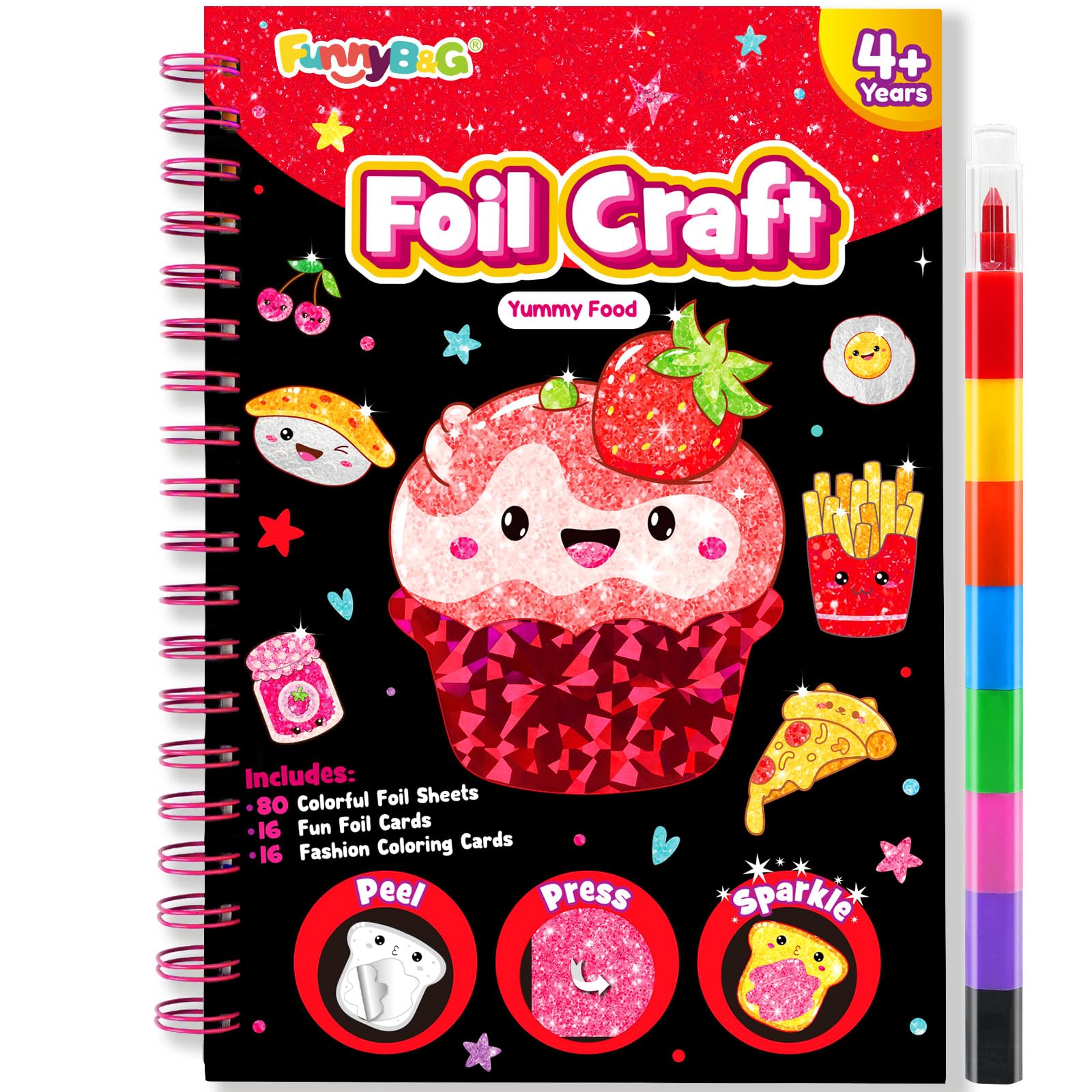 Agctrler Kit De Foil Art De Unicornio Y Princesa – Manualidades Con Papel De Aluminio Para Niños De 3 A 10 Años