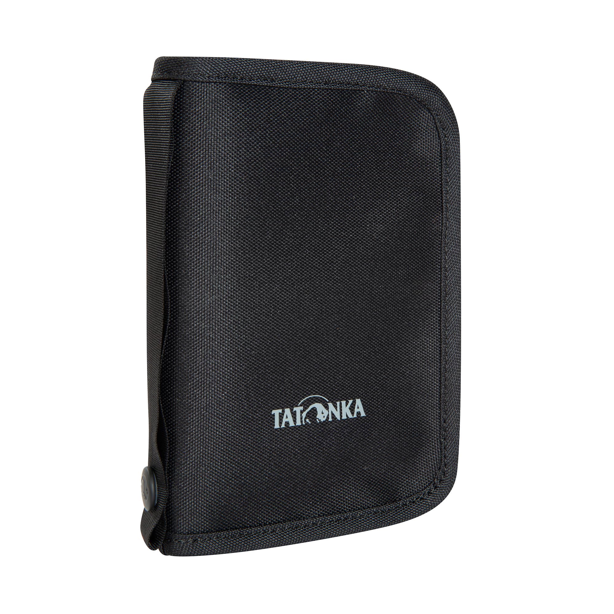 Tatonka Travel Zip M RFID Block - Reisebörse/Reisepasshülle RFID-Blocker - Certyfikat TÜV - Bietet Platz für Reisepass, Kreditkarten und Reisedokumente, Czarny, 17 x 12 x 3 cm, Portfel z blokadą RFID