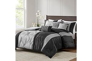 Madison Park Queen Comforter Set: Elegant Ogee Park Luxury in Your Bedroom