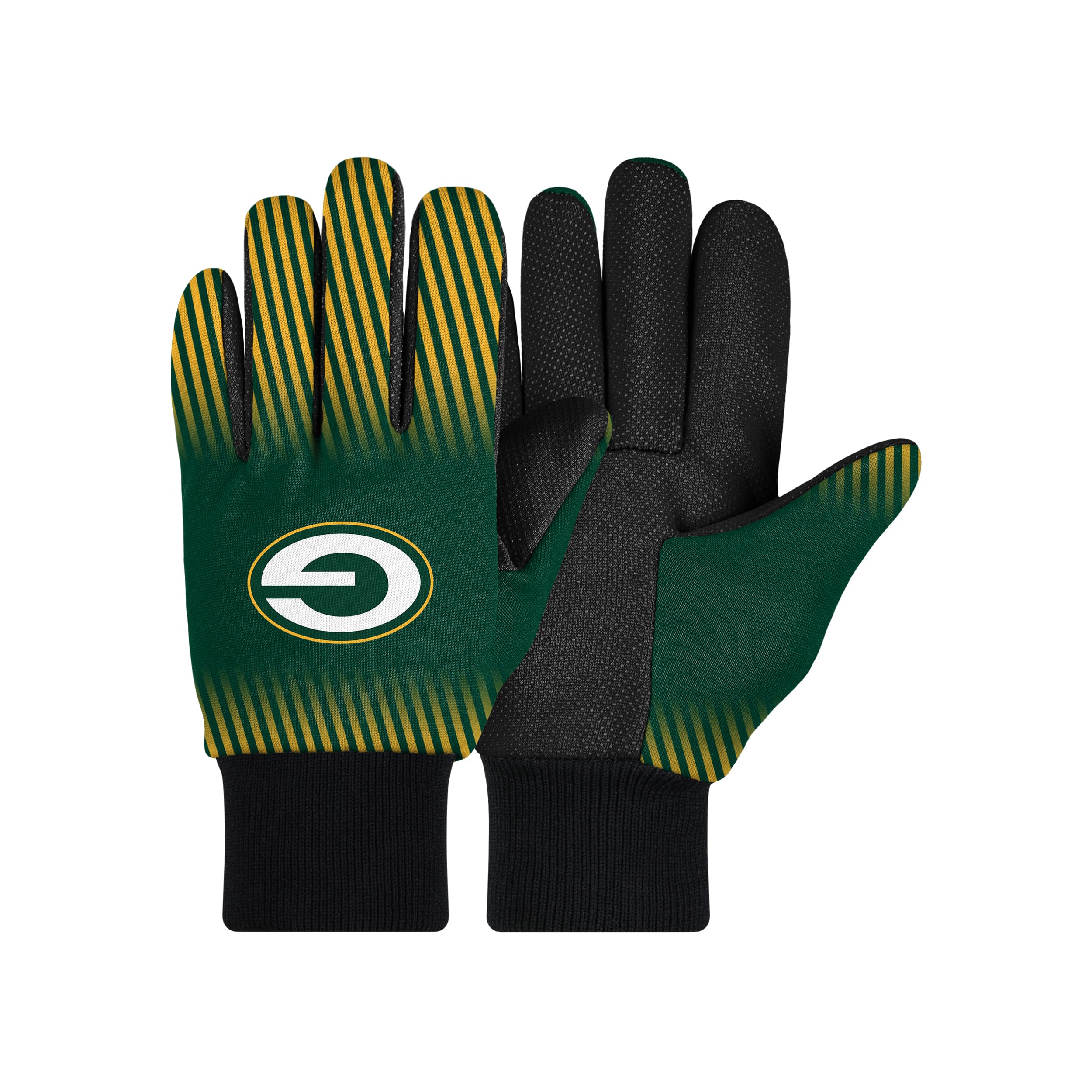 FOCO NFL Adult Size Work Gloves (Green Bay Packers), Green Bay Packers, Adult