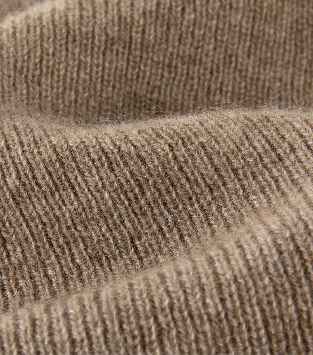 Unisex 100% Pure Cashmere Beanie, Ribbed Cuffed Hat Warm Soft with Gift Box for Women and Men - Image 5