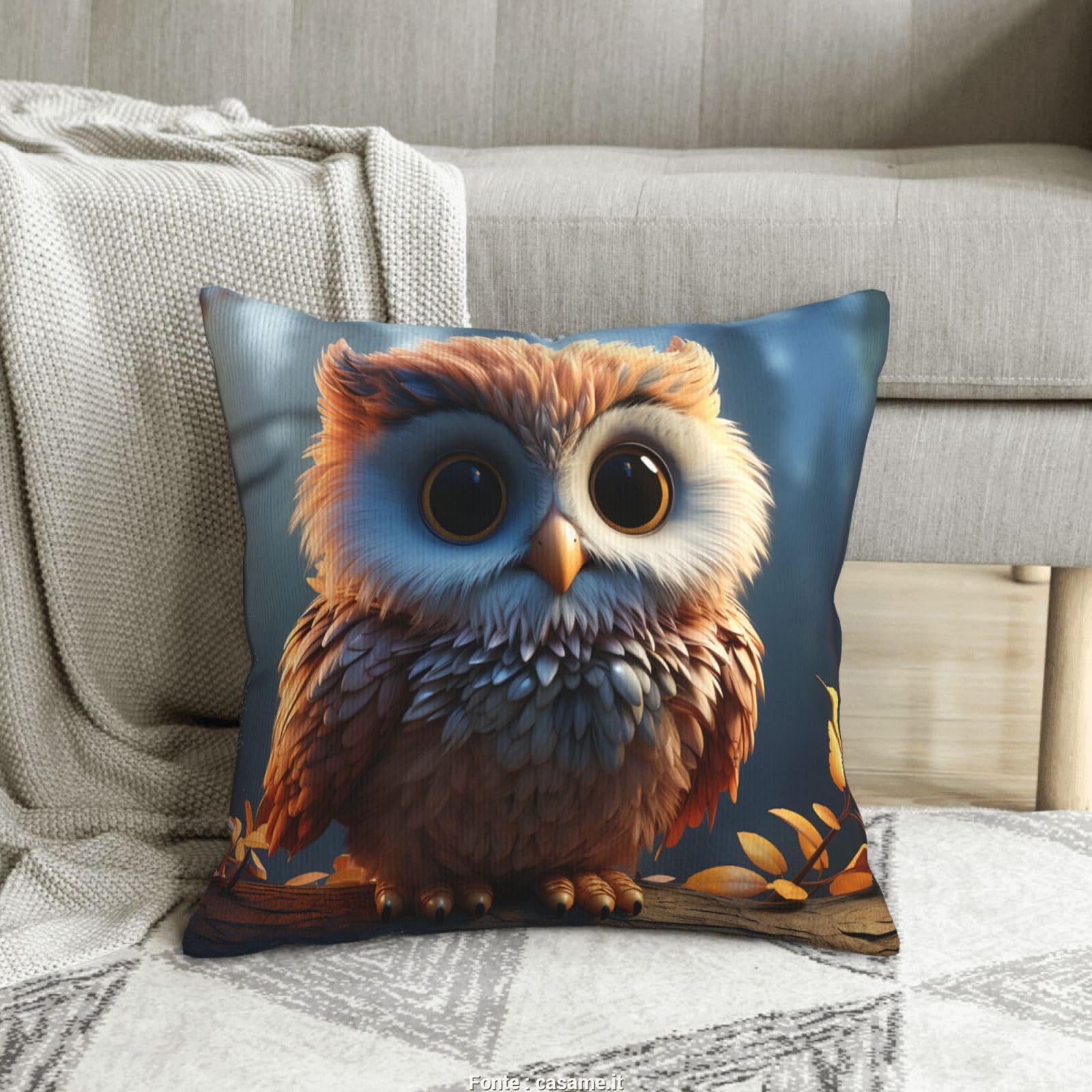 Housse de coussin en velours côtelé doux 40x40 lavable et résistante