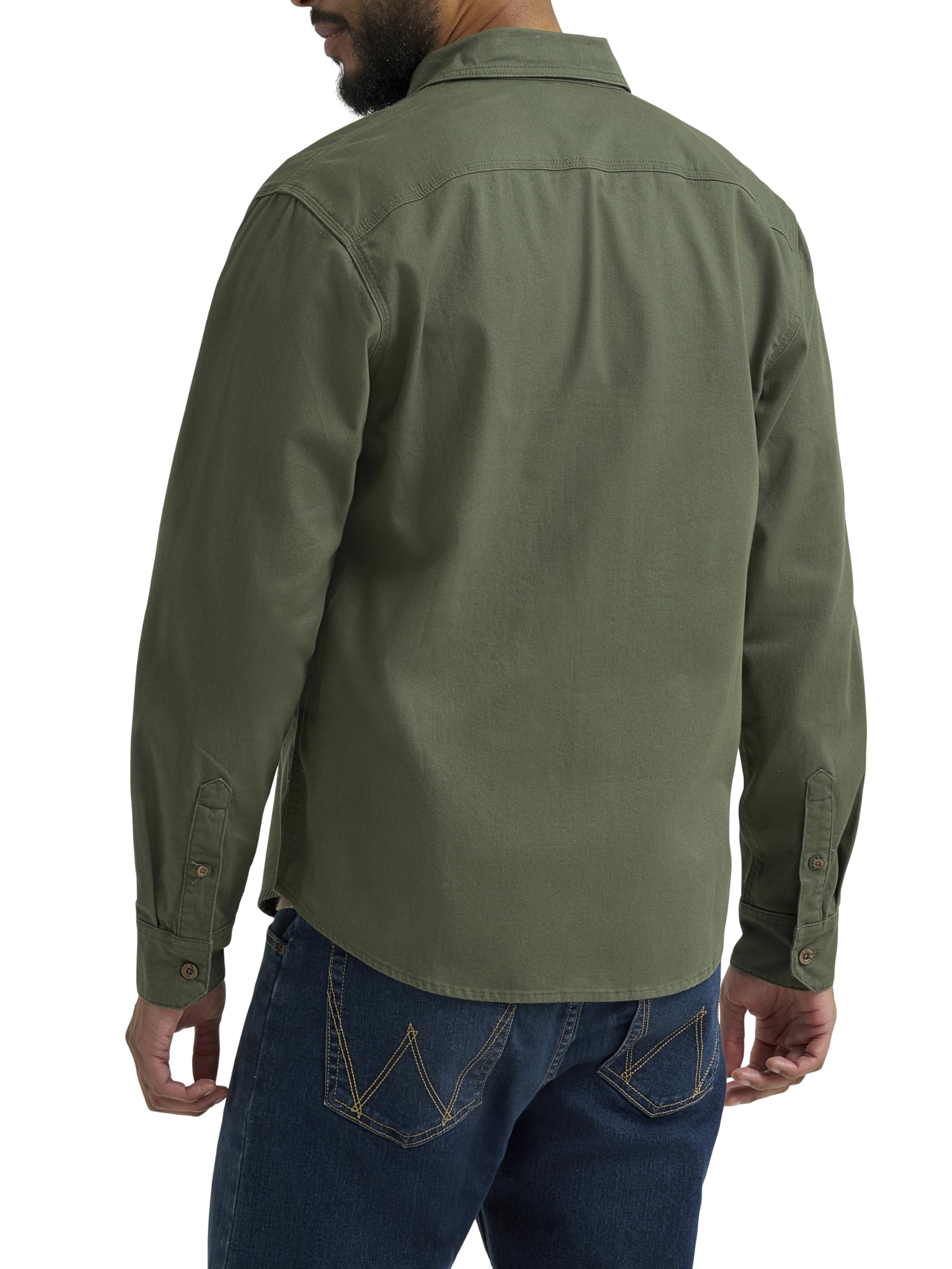 Wrangler Men's Long Sleeve Shirt Camisa de Manga Larga para Hombre Hombre