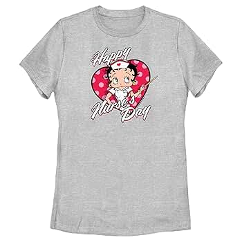 maturely / Betty Boop Tシャツ Earthling VIP Mens Betty Boop AOP Vintage T-Shirt in White