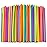 Zmaxqii 300 Pcs Colorful Flexible Plastic Straws, BPA-Free Disposable Bendy Straws, 10.2 Long and 0.23\'\' Diameter