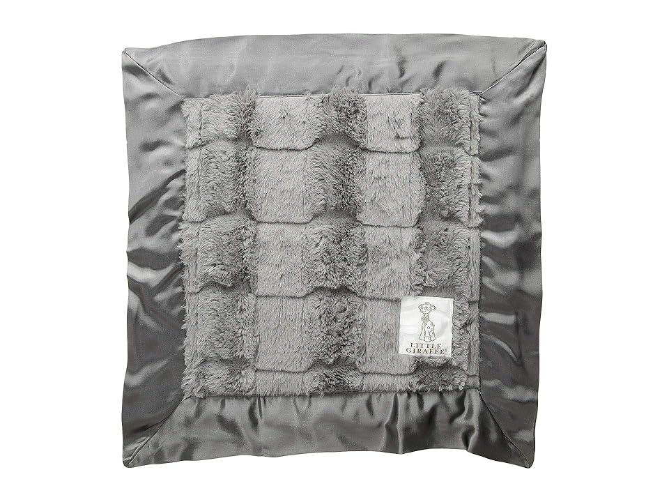 

Little Giraffe Luxe Waterfall Blanky (Charcoal) Blankets, Gray