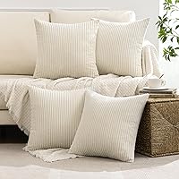 Vista 32 de MIULEE - Juego de 4 fundas de cojín decorativas estilo bohemio, diseño retro vintage, para sofá, sillón, cama, sala de estar, 20 x 20 pulgadas