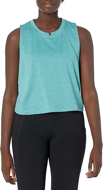 Amazon Brand - Core 10 Women's Soft Workout Cropped Tank