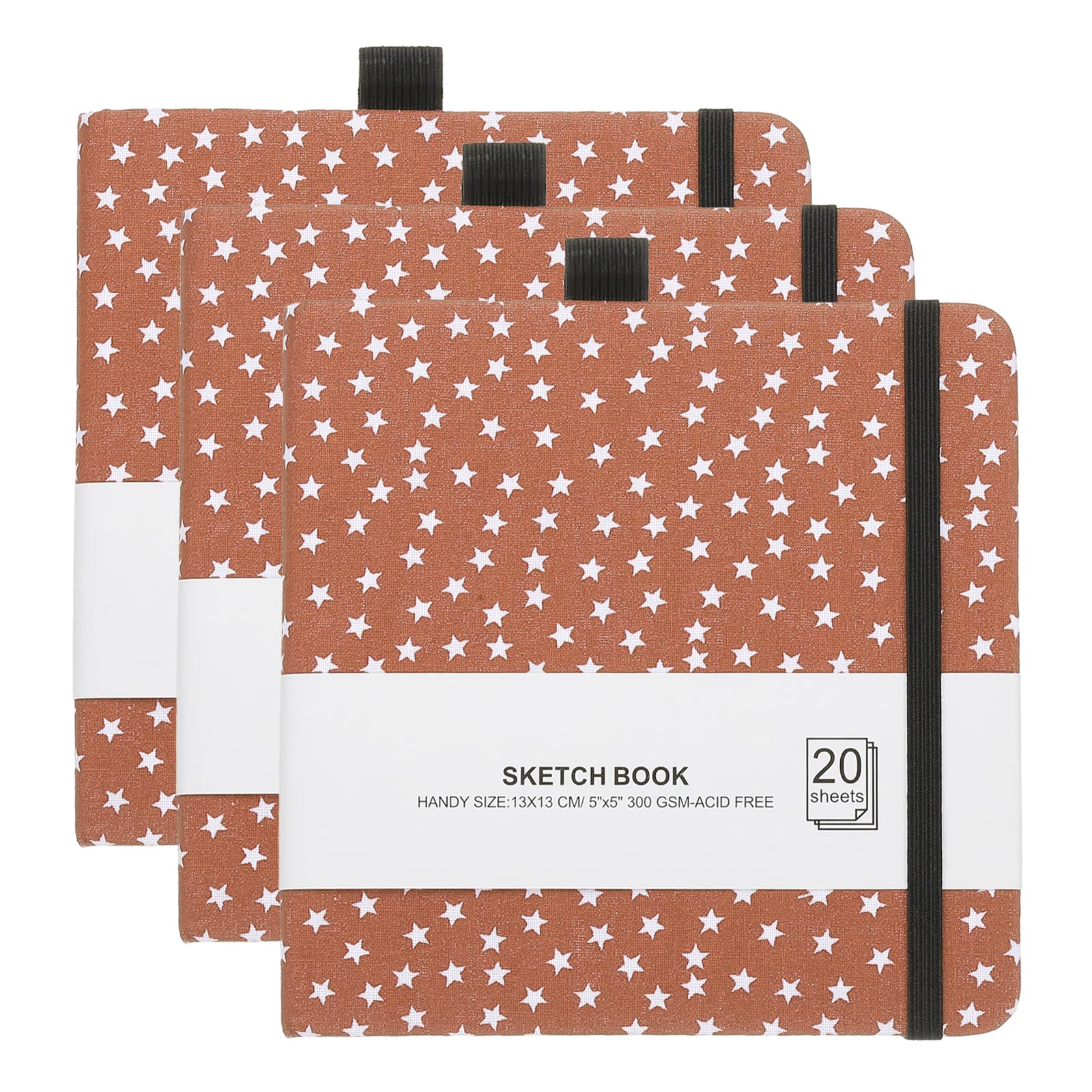 Carnet de croquis aquarelle anti-gondolage papier 300g/m² couverture rigide