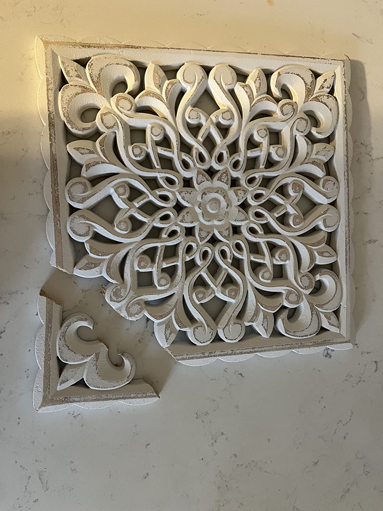 4/mo Finance Wall Décor Art, Carved Wooden Wall Panel Hanging Decor