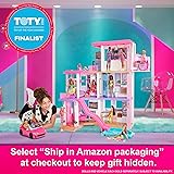 Barbie DreamHouse Dollhouse with 75+ Accessories and Wheelchair Accessible Elevator, 10 Play Areas, 3 Custom Light Settings & Music, GRG93 - 2