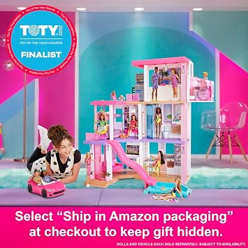Barbie Dreamhouse Dollhouse Playset, New for 2026 | Wheelchair Accessible Elevator, 10 Play Areas with 3 Custom Light Settings , Ages 3+, GRG93