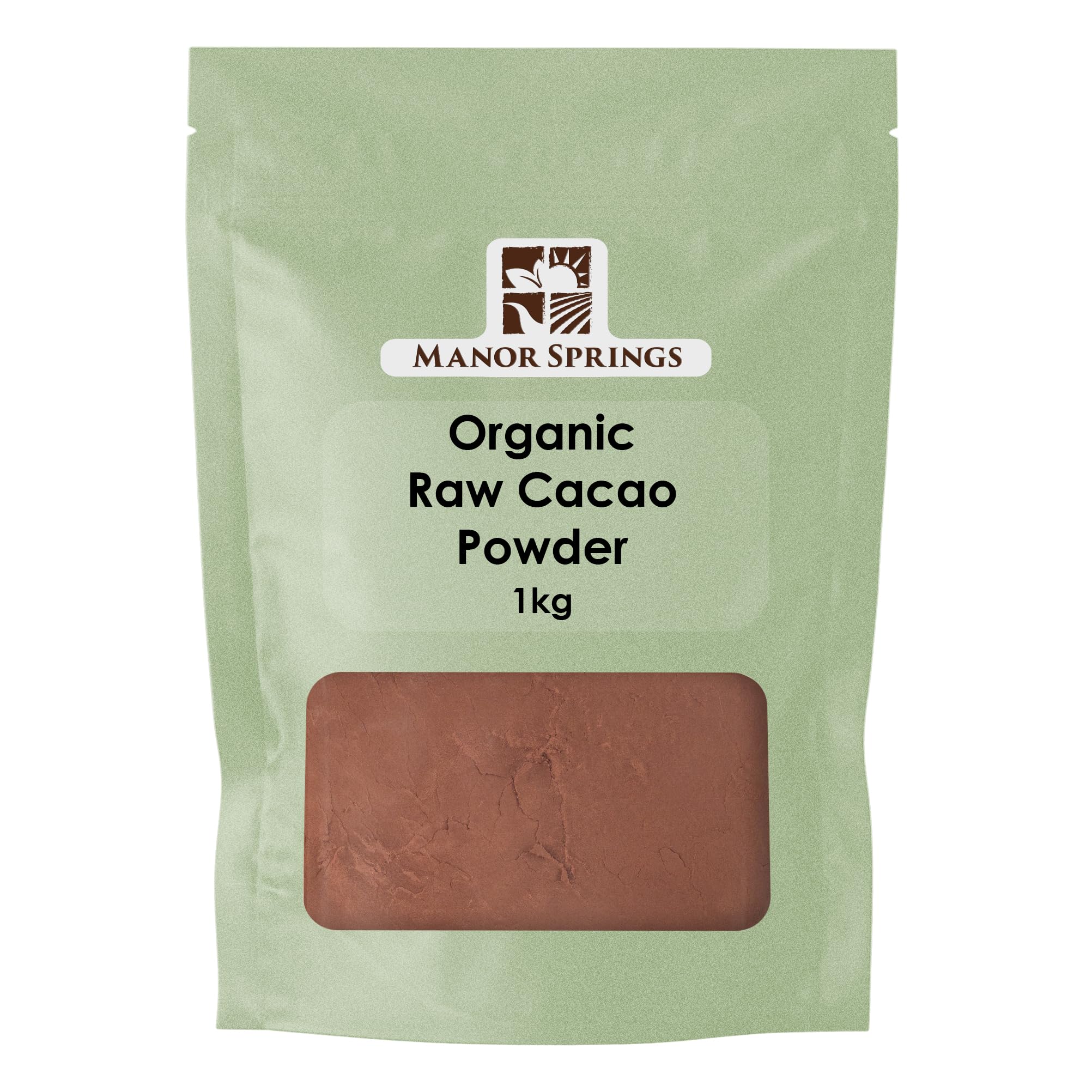 Organic Raw Cacao Powder 1kg by Manor Springs Organic