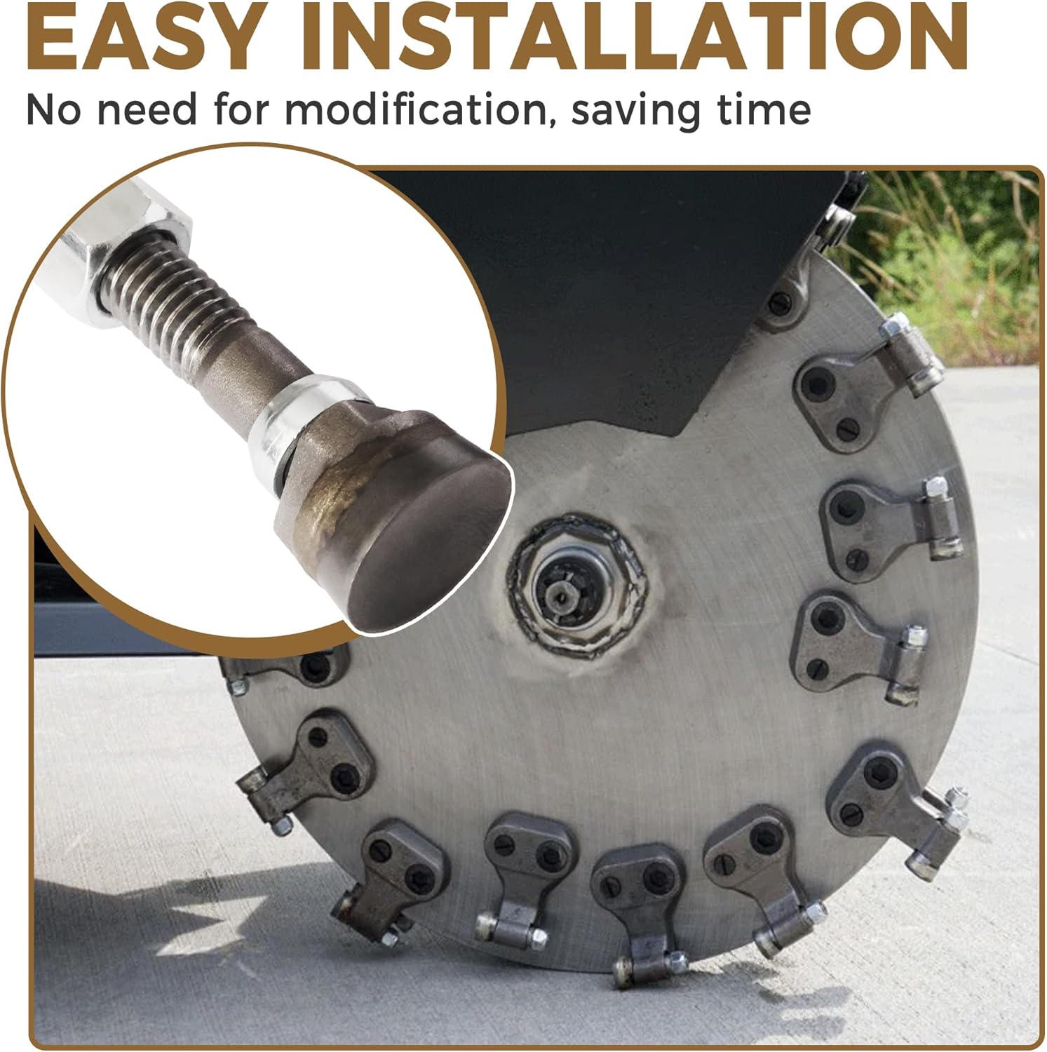 BDI Wear Parts 16 Pack Stump Grinder Teeth For Removal Stump Aftermarket Compatible with 700 Stump Grinder Teeth, Used for machines with 20 to 45