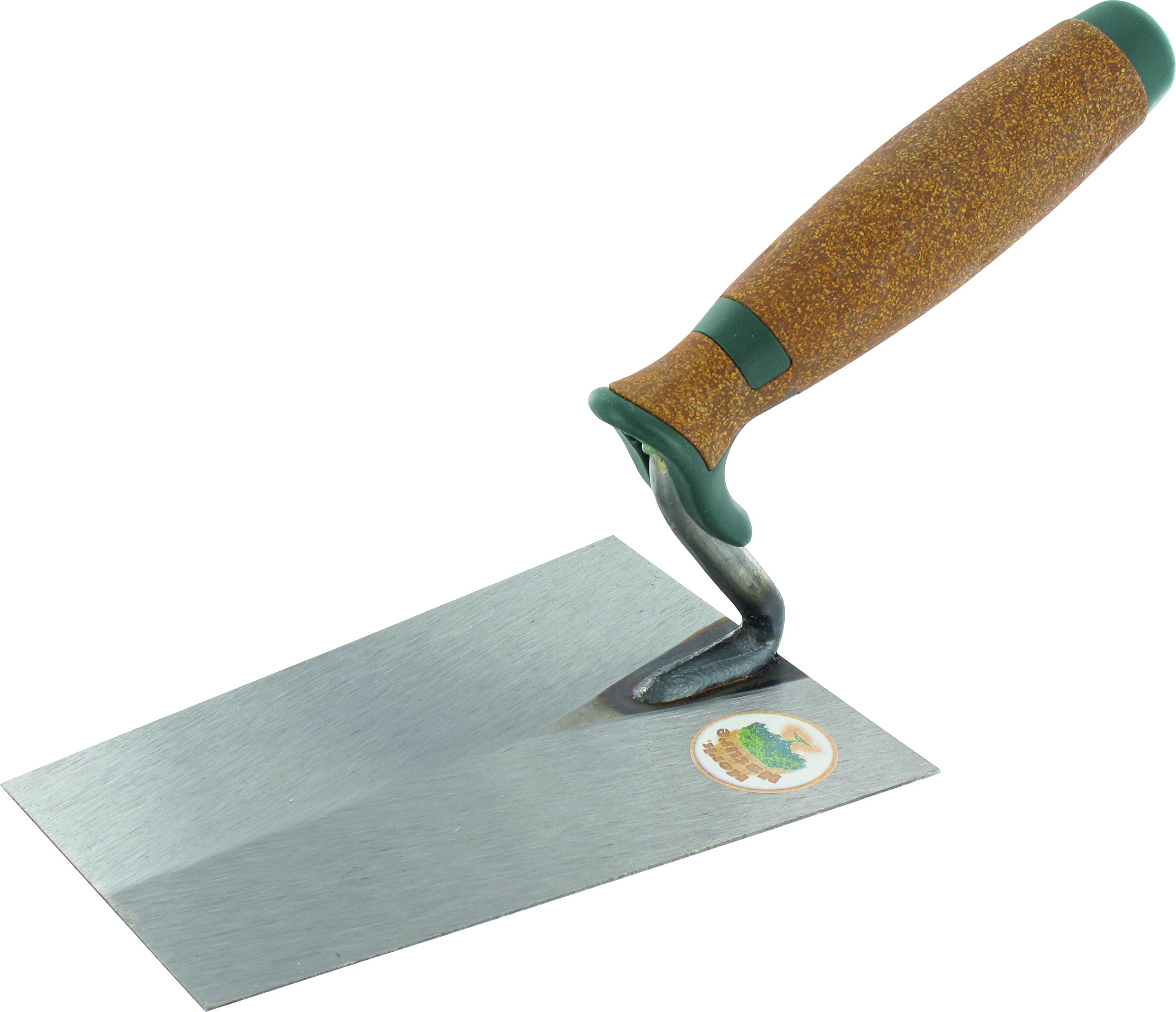 TRIUSO Kantige Kelle "Stukkateurkelle" mit Korkgriff 180 mm