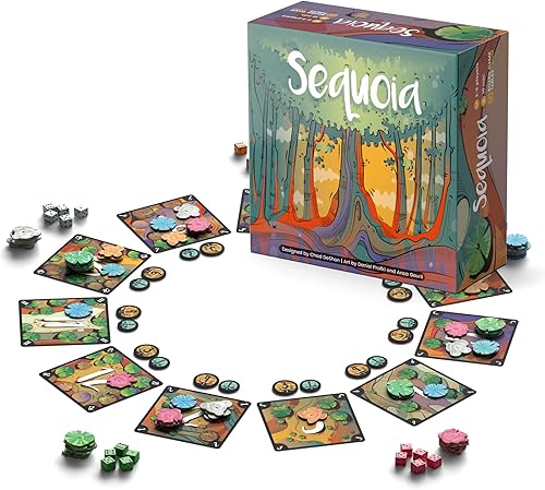 Sequoia - Juego de mesa - 2 a 5 jugadores - 10 minutos de tiempo de juego