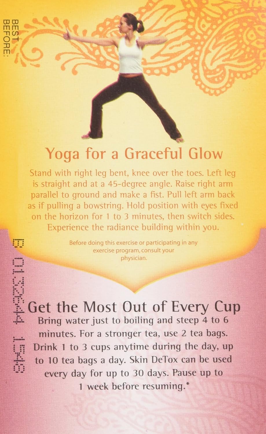 Yogi Herbal Tea, Skin Detox 16 Count (Pack of 3)