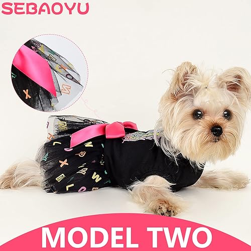 Miniatura 3 de Vestido de perro para perros pequeños, ropa de disfraz de cachorro, ropa para mascotas, ropa de verano y primavera, vestidos de Chihuahua Yorkie