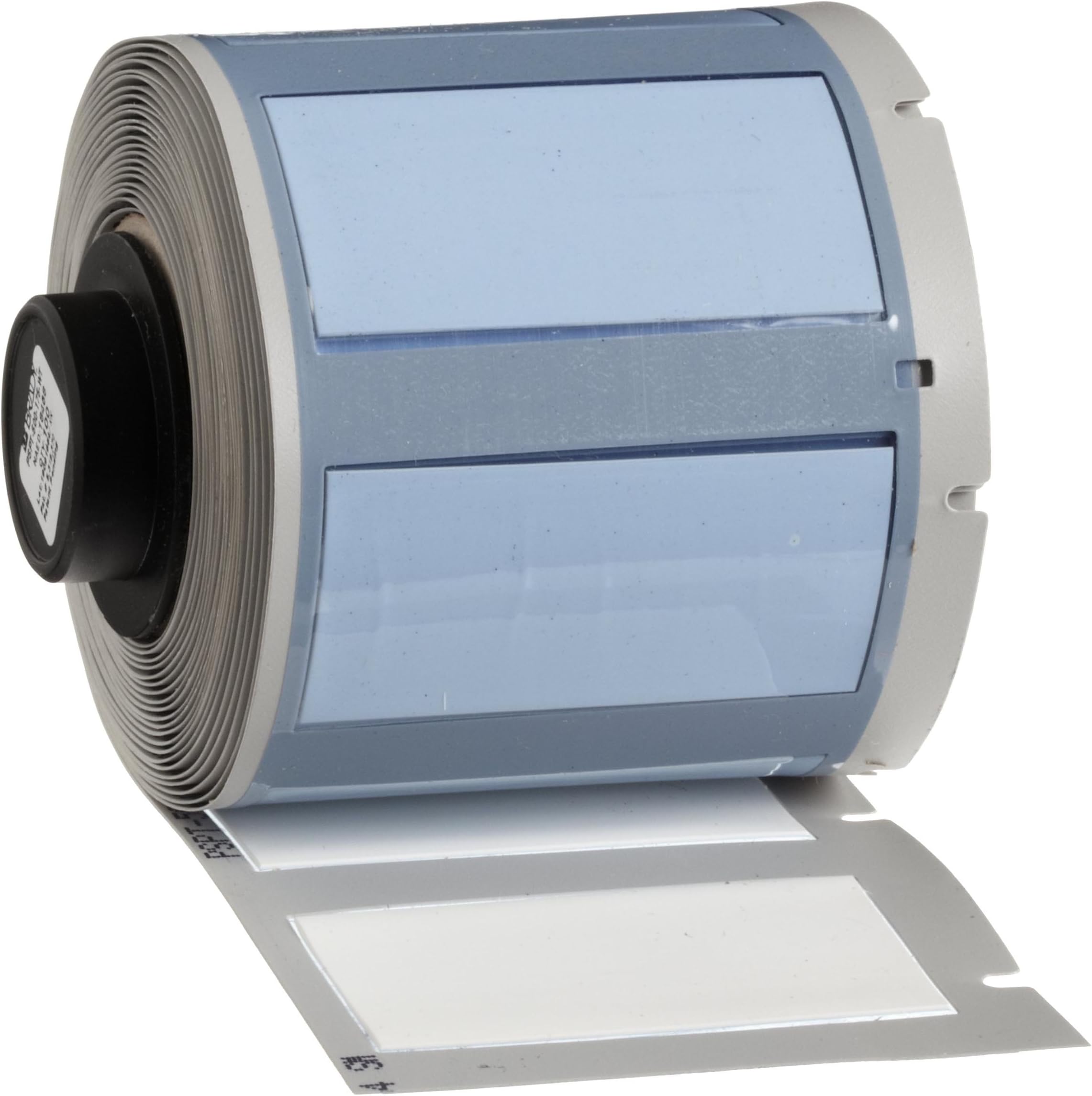 Brady PSPT-500-175-WT TLS 2200 And TLS PC Link PermaSleeve 0.851" Height, 1.765" Width, B-342 Heat-Shrink Polyolefin White Color Wire Marker Sleeves (100 Per Roll)