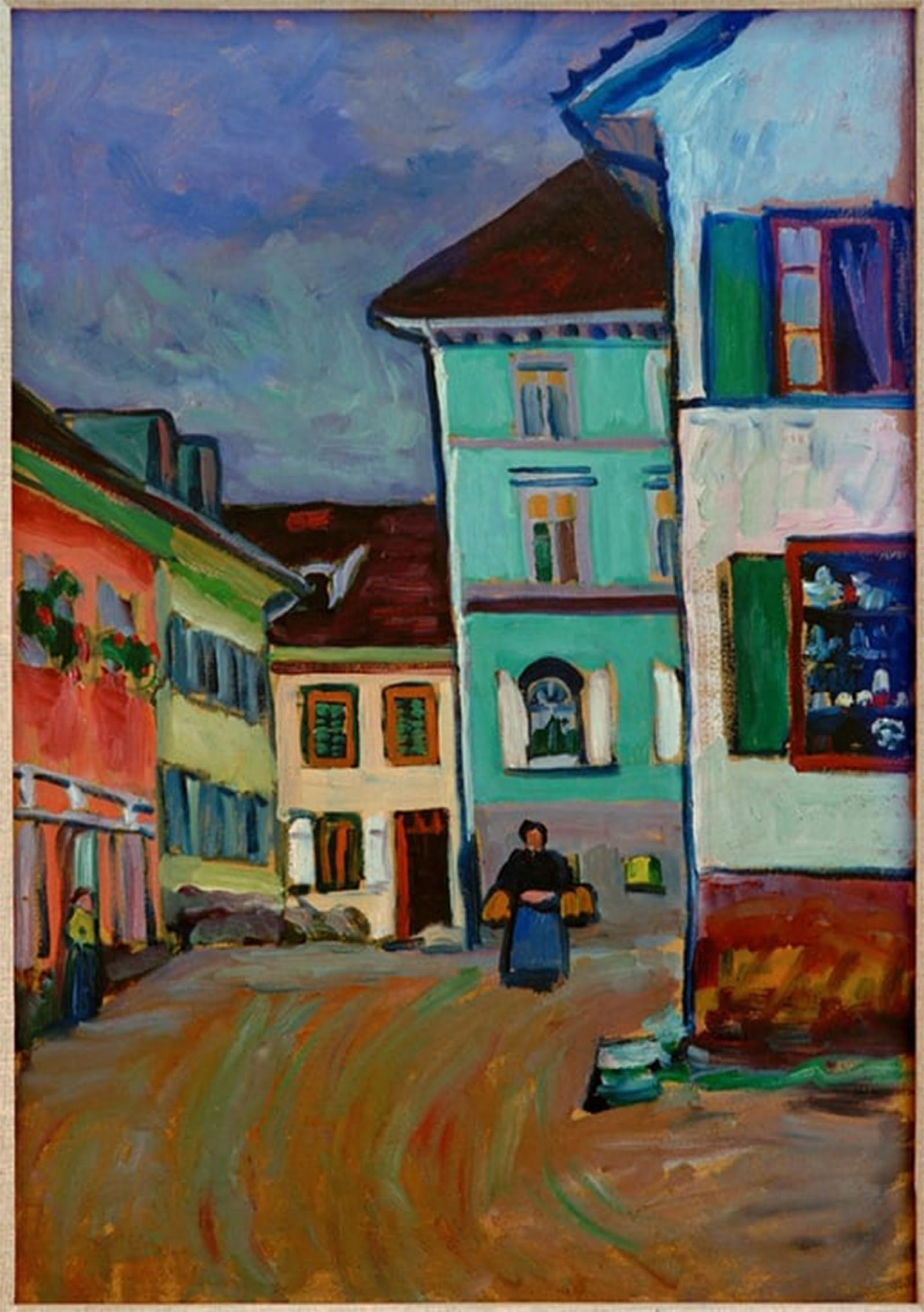 POSTERIIk Famous Print Pop Art Wall Art Graffiti Murnau Johannisstrasse by Wassily Kandinsky Art Prints for Home Decor 60x90cm