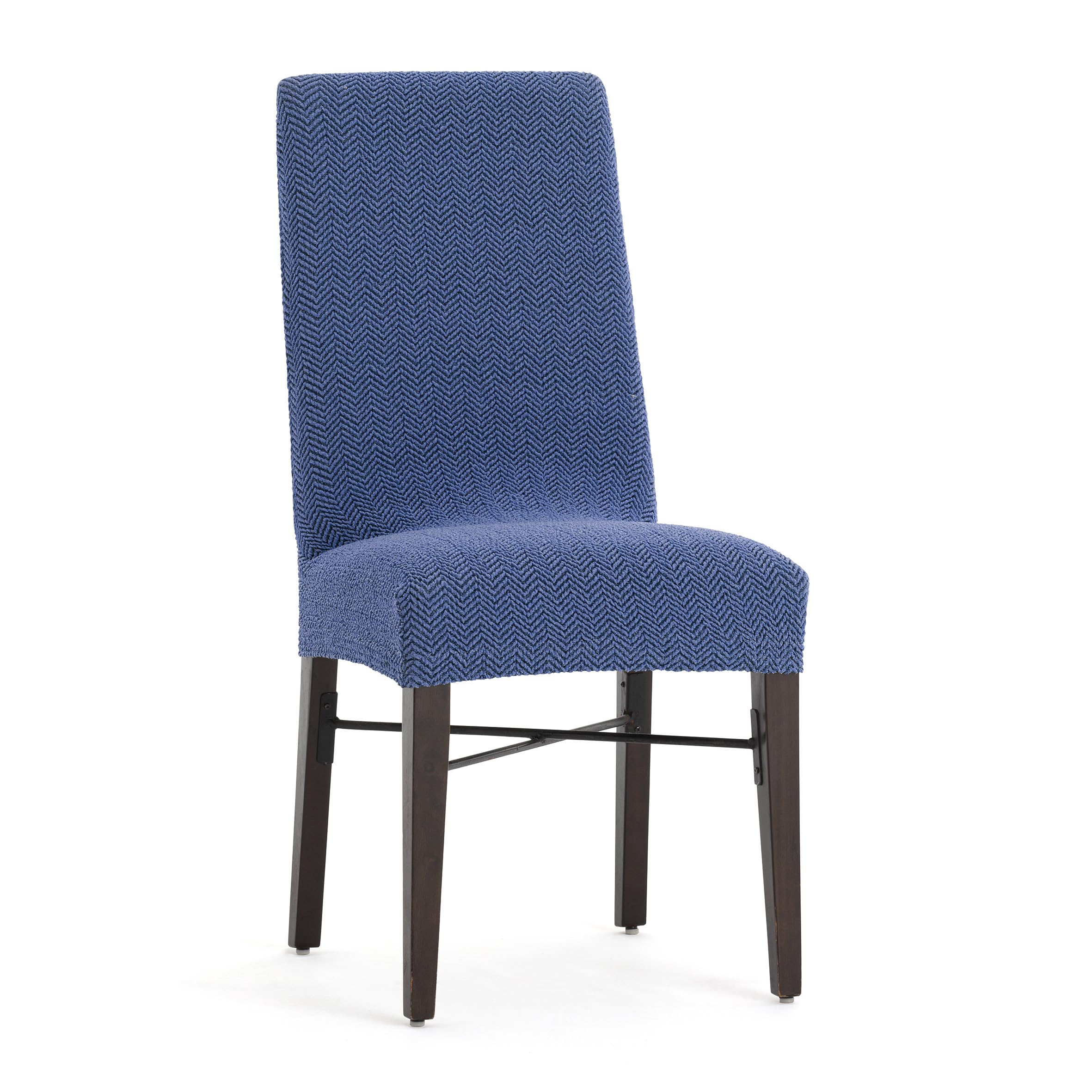 Housse de chaise premium Jaz lot de 2 avec dossier haut confort